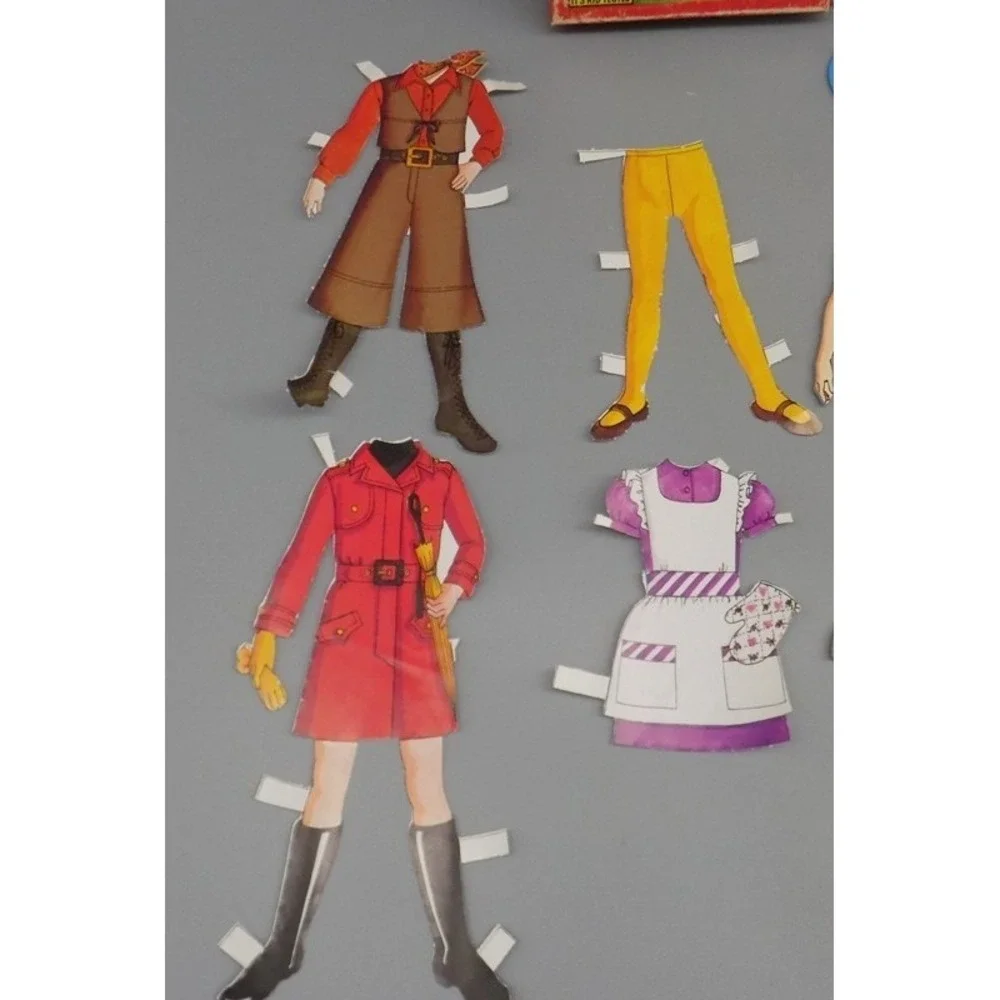 Orig Betsy McCall 1971 Paper Dolls with Nice Box 99% Complete Whitman Vintage